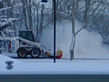 Calgary AB, Snow Sweeper on Bike Trail ©Photograph by H-JEH Becker, 2012